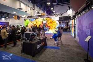 Absen 50'x40' NAB booth