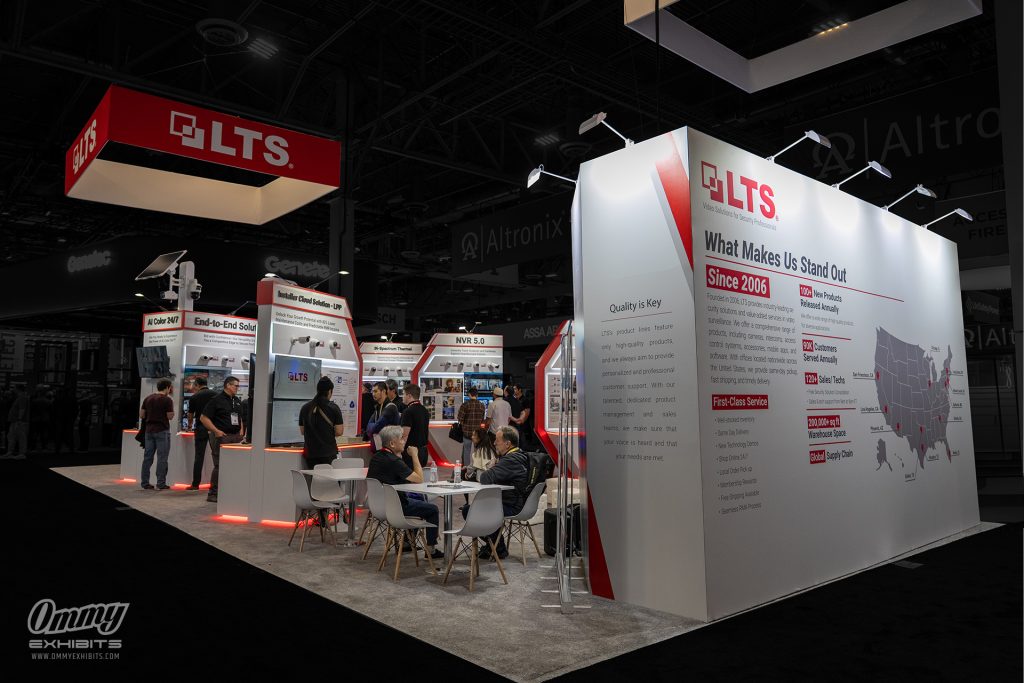 LTS Security 30x50 ISC West booth
