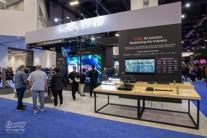 Novastar 40' x 40' NAB booth