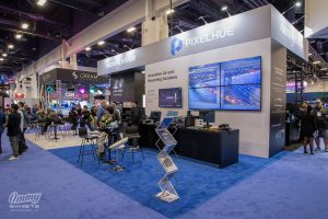 Novastar 40' x 40' NAB booth