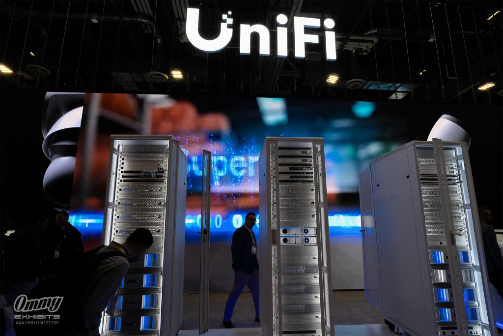 Ubiquiti 60'x40' ISCWest booth