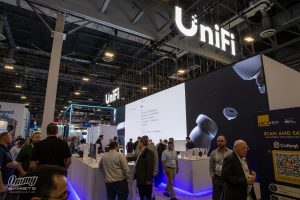 Ubiquiti 60'x40' ISCWest booth