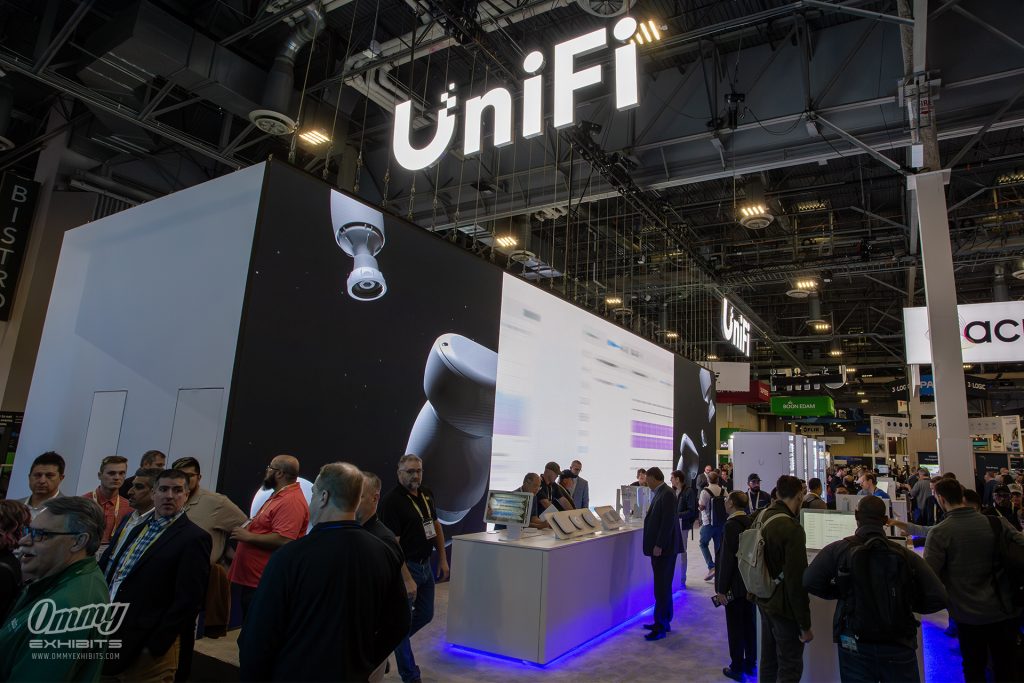 Ubiquiti 60'x40' ISCWest booth