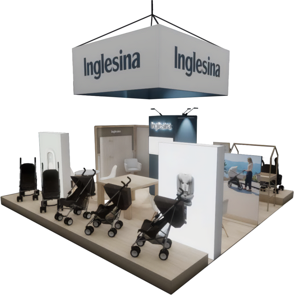 INGLESINA 20x20 ABC Kids Expo 3D render