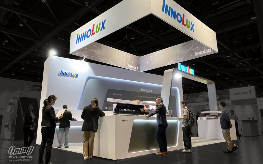 How Ommy Exhibits Crafted an Impressive Display Week Booth for InnoLux