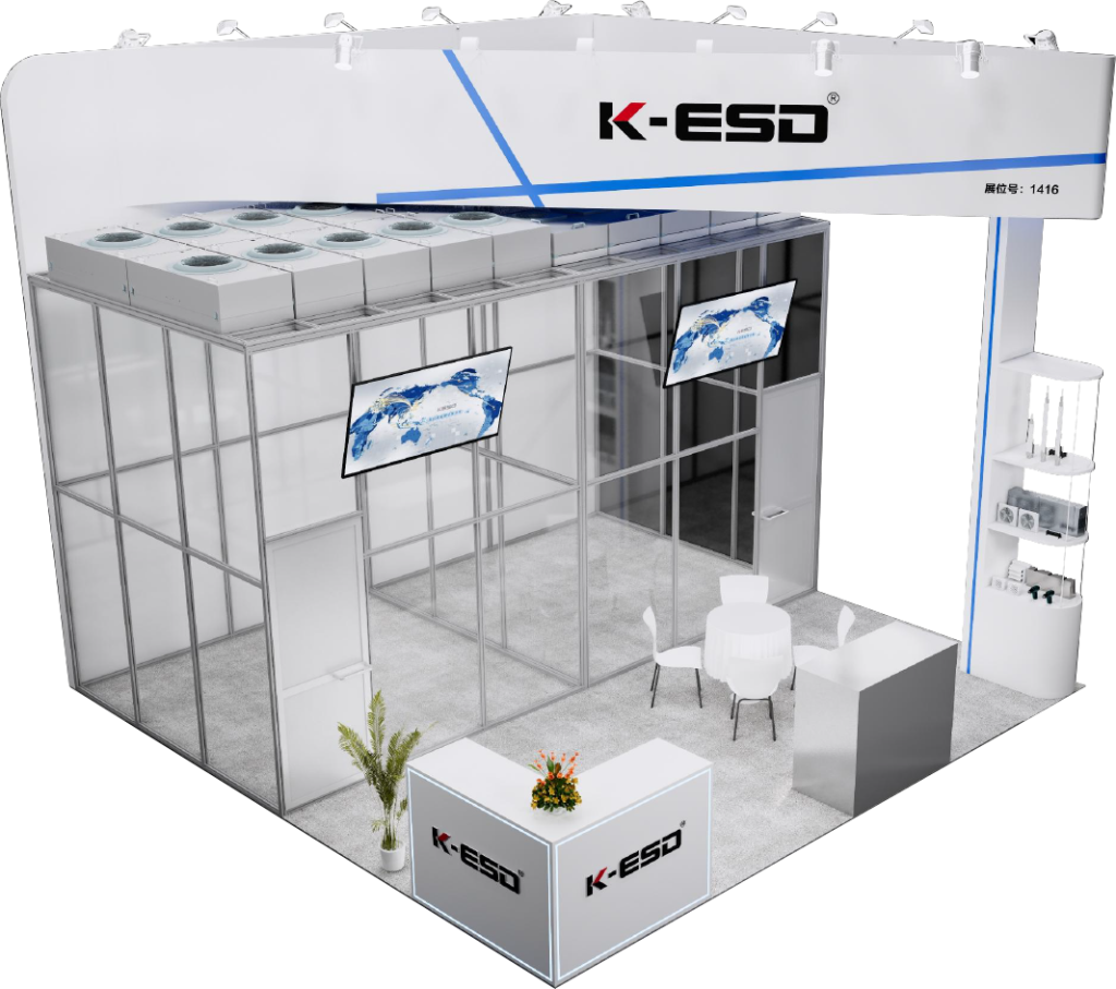 K-ESD 20x20 Display Week Booth 3D Render