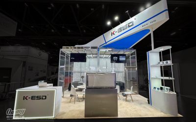Innovative Trade Show Booth Design: K-ESD’s Standout Display at Display Week 2025