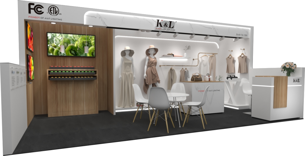 K&L LightFair booth