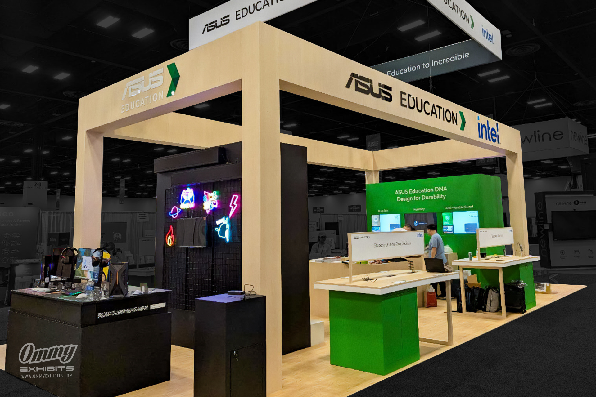ASUS 20x40 ISTE Live booth