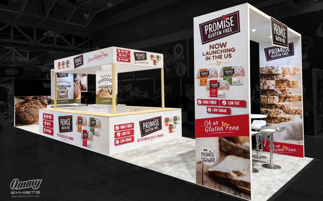 Showcasing Excellence: IDDBA Booth Design for Promise Gluten Free