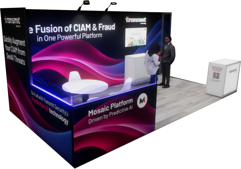 Transmit Security's Identiverse Booth 3D render