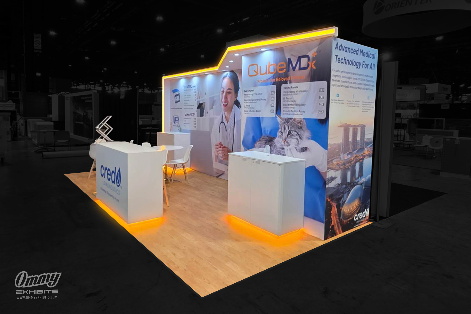 Credo 10x20 ADLM Booth