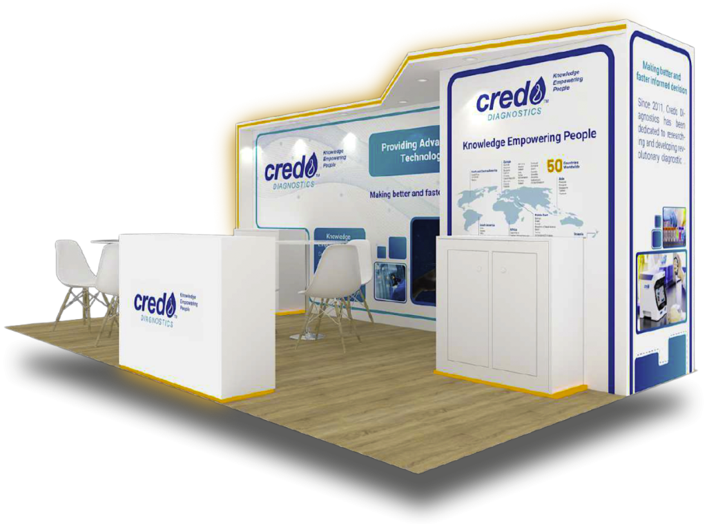Credo Diagnostics ADLM booth design