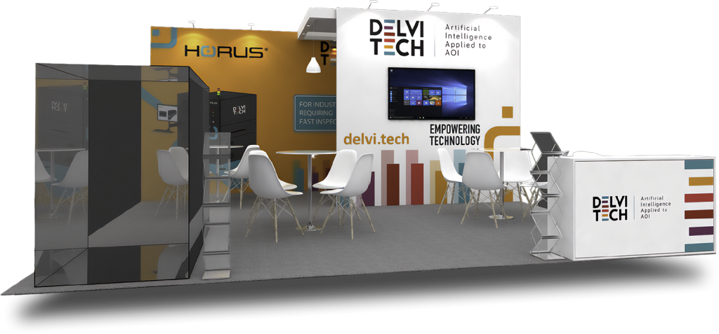 DelviTech 20x20 APEX Expo booth design