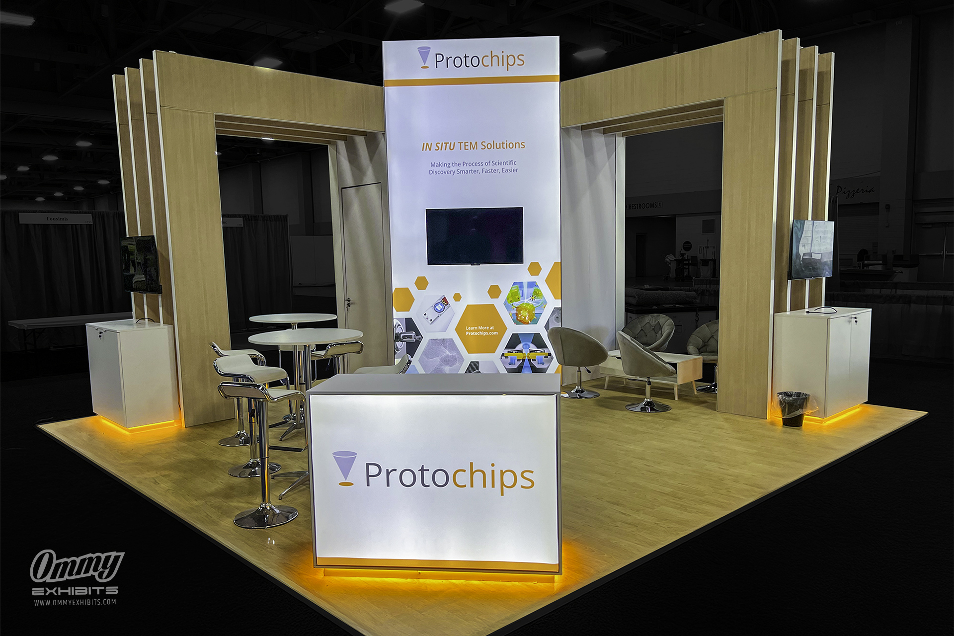 Protochips 20x20 M&M 2025 booth