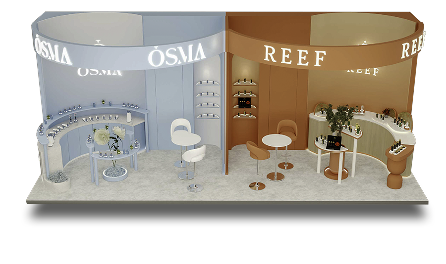 OSMA / REEF 10x30 ASD Marketweek booth design