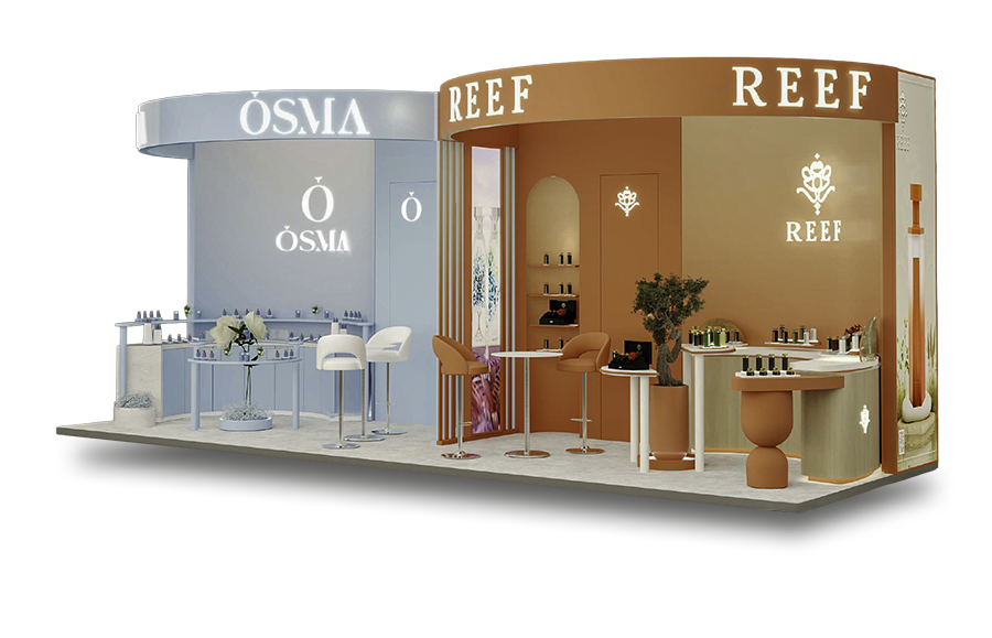OSMA / REEF 10x30 ASD Marketweek booth design