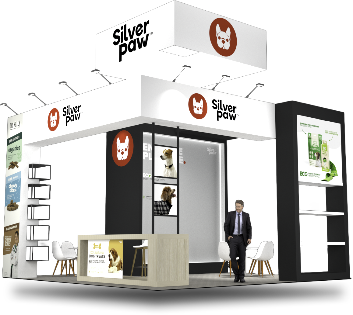 Silver Paw SuperZoo booth design