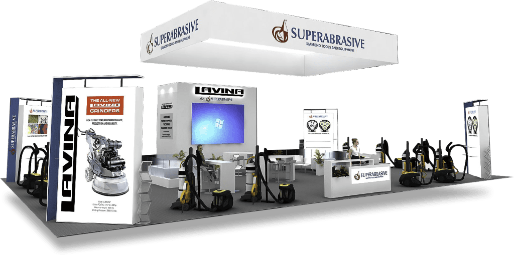 Professional booth design and fabrication