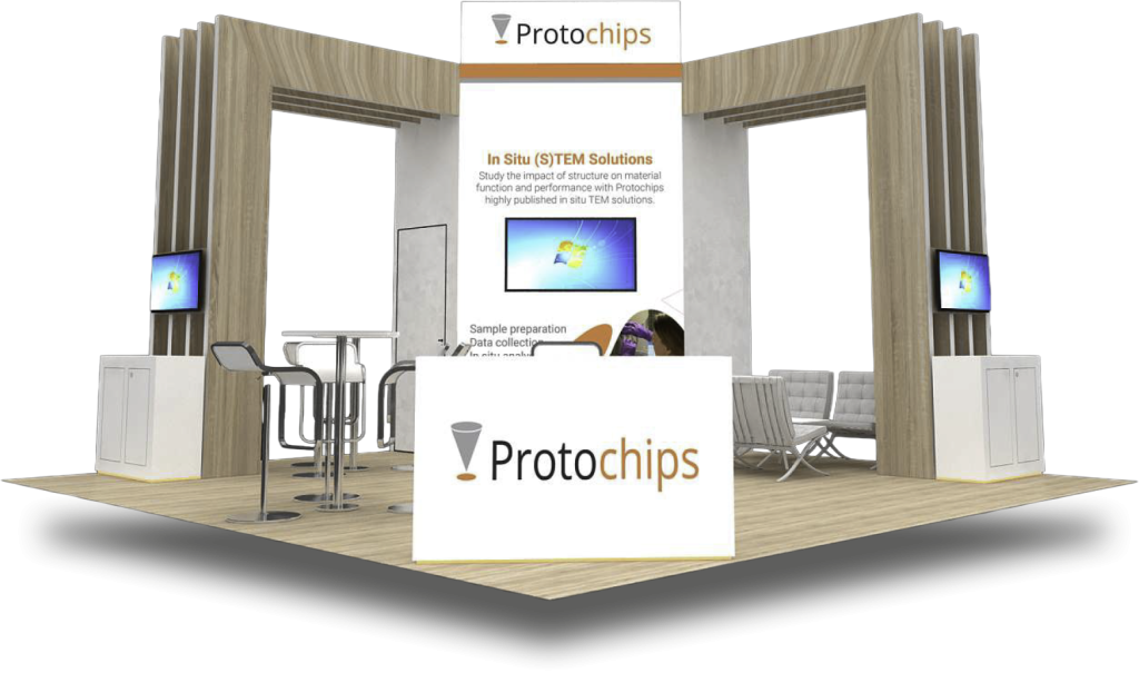 Protochips 20x20 M&M booth design