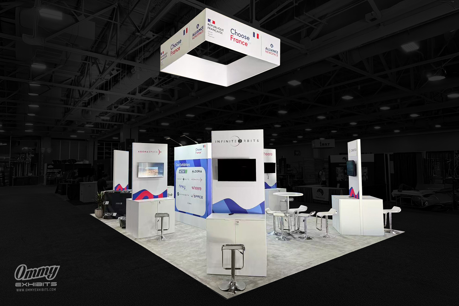 Business France 20x30 Small Sat Booth