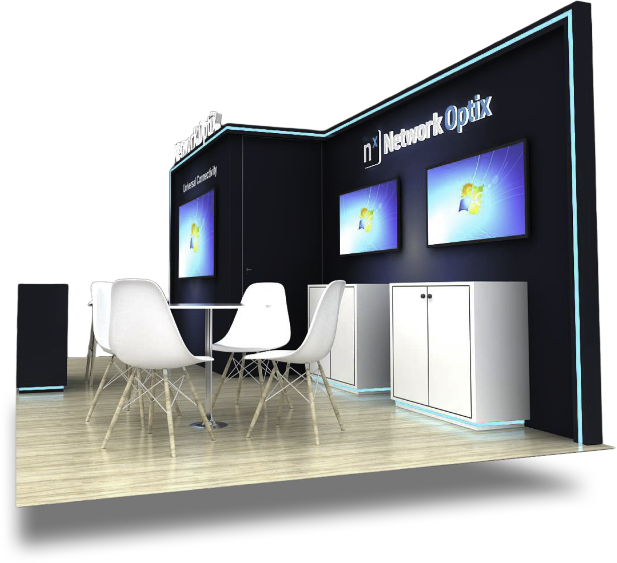 Network Optix Ai4 Booth Design