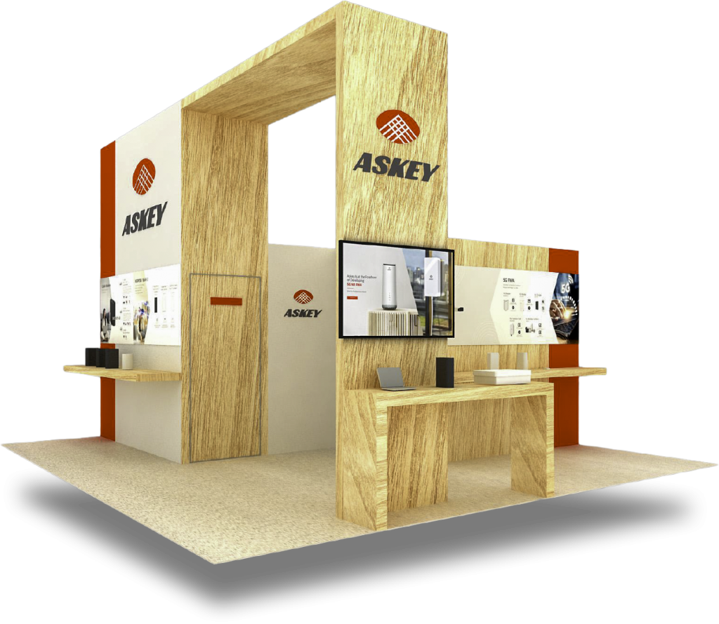 ASKEY 20x20 TechExpo25 booth design