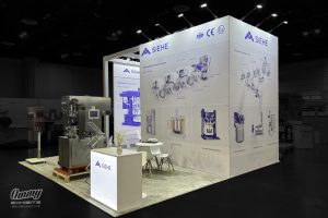 SiEHE 20x20 CAMX Booth Design