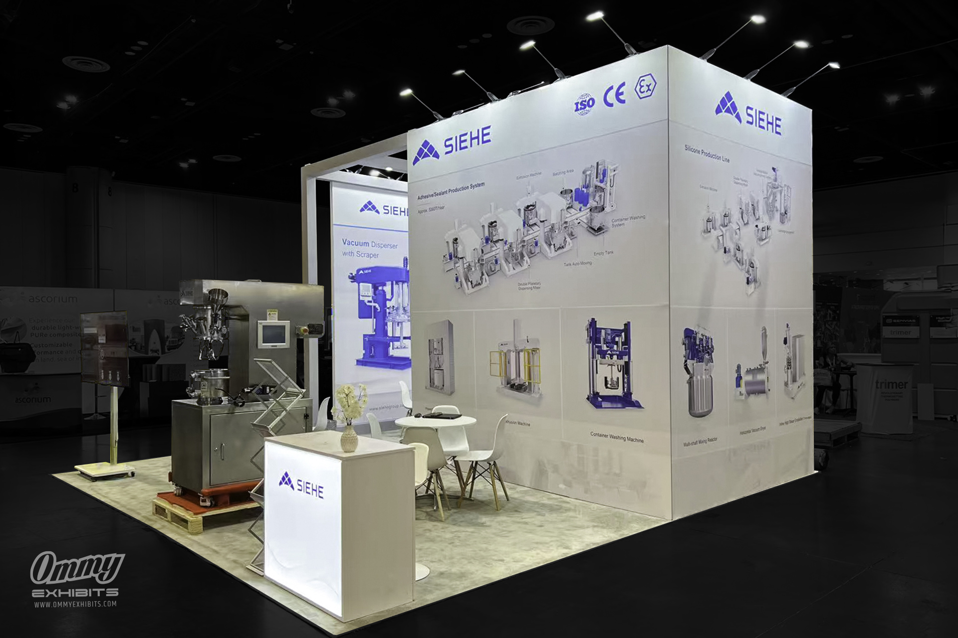 SiEHE 20x20 CAMX Booth Design