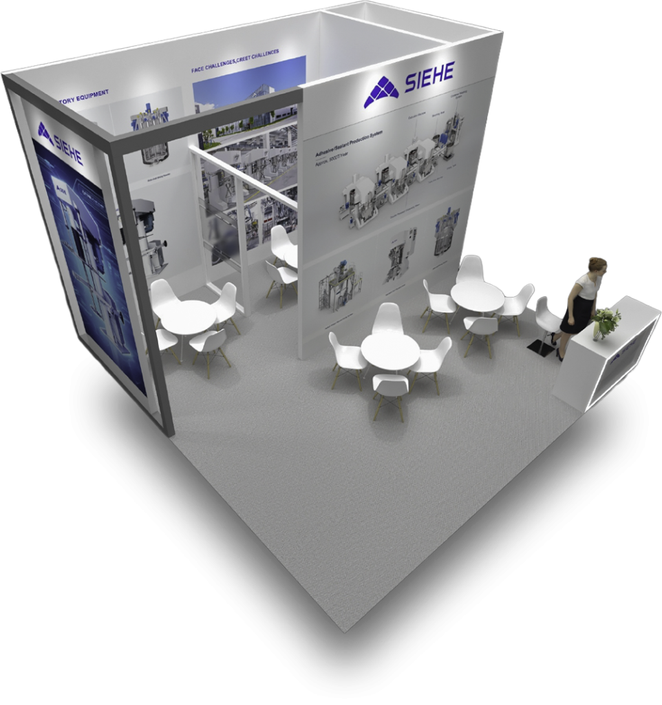SiEHE 20x20 CAMX Booth Design