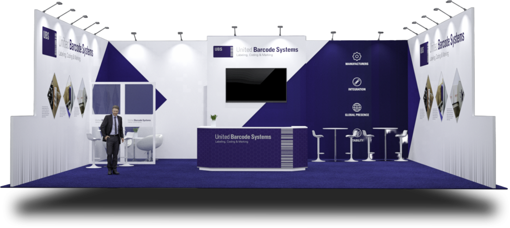 United Barcode Systems PackExpo Booth Design