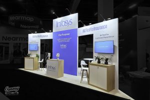 Infosys 20x20 ITC Vegas Booth Design