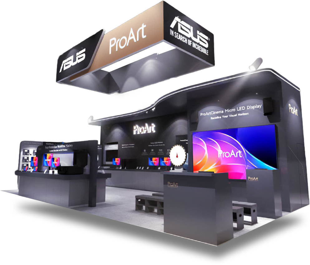 ASUS ProArt NAB 2026 Booth Render