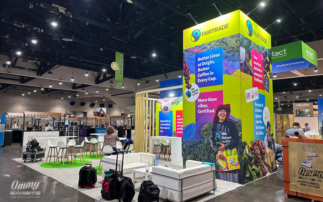 Building the Fairtrade International Booth for World of Coffee