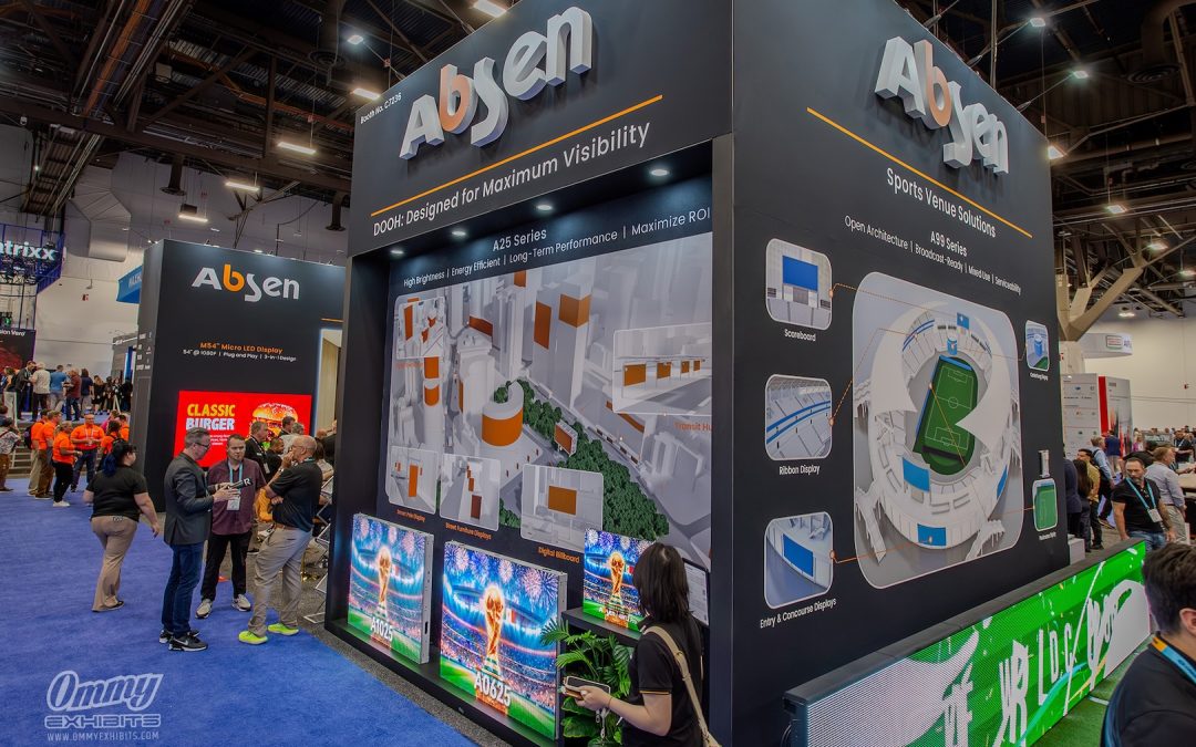 Absen’s Custom LED Trade Show Booth at InfoComm 2026