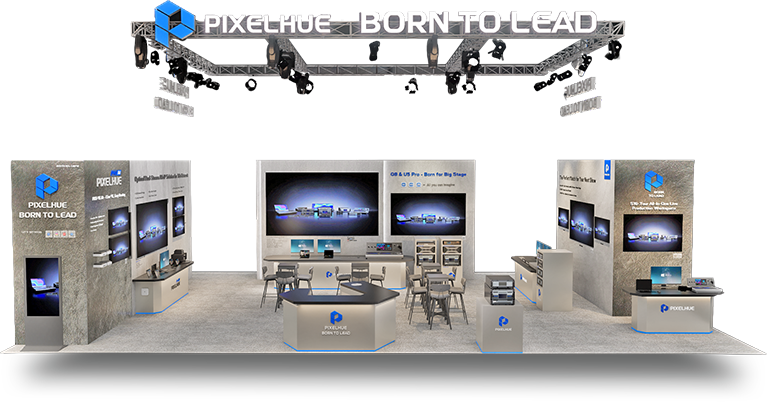 PixelHue 30x50 InfoComm Booth Render