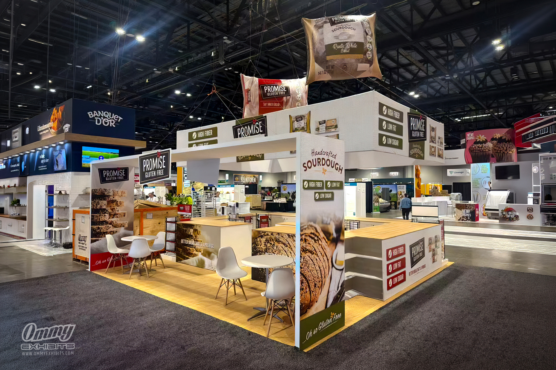 Promise Booth Building a Gluten-Free Bakery Trade Show Booth | Ommy Exhibits