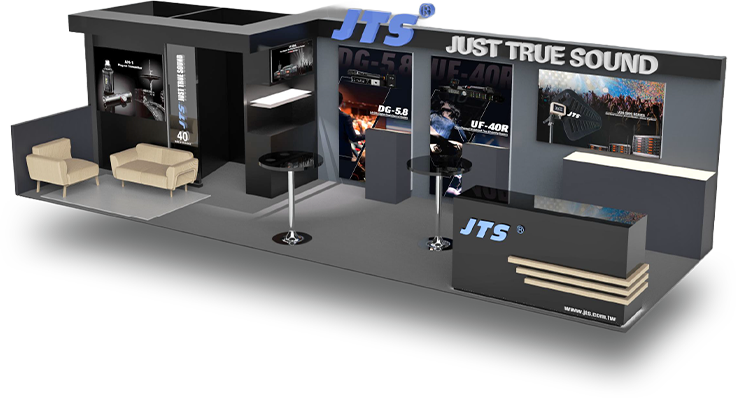 JTS - Just True Sound - InfoComm 2026 booth design