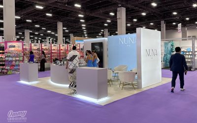 NUNA Beauty Lab: Stunning Las Vegas Trade Show Booth