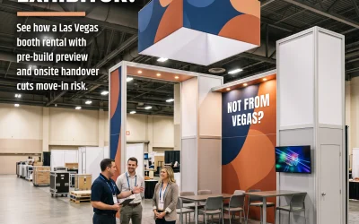 Las Vegas Trade Show Booth Rentals with Onsite Handover for Out-of-State Exhibitors